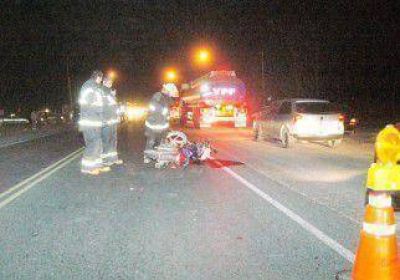 Motociclista en cr�tico estado tras choque 