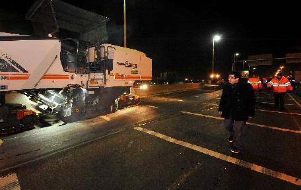 Fuerte cruce entre Arl�a y el massismo por la autopista