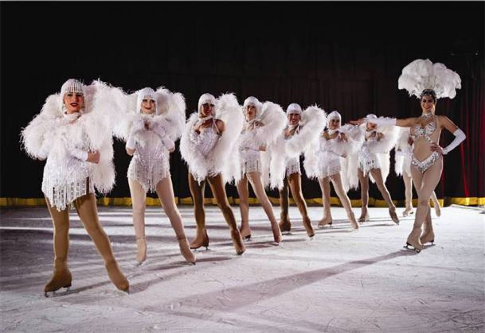 Circo acu�tico sobre hielo en Bol�var