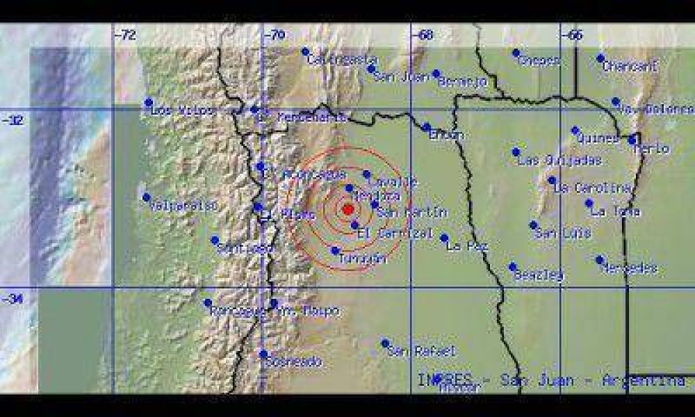 Un sismo de 3,5 grados se registr� a 25 Km al sur de la Ciudad