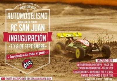 San Juan tendr� pista de automodelismo, con tecnolog�a de primera generaci�n