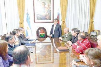 El gobernador recibi� a la Federaci�n Agraria