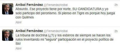 An�bal Fern�ndez dej� en claro que no va a estar junto a Sergio Massa