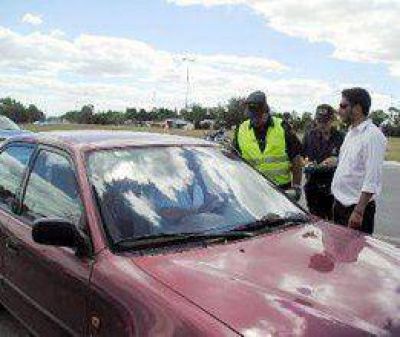 Gendarmer�a patrullar� las calles de la ciudad  