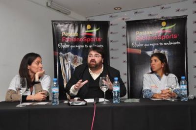 Presentaron la l�nea de pastas Fabiano Sports