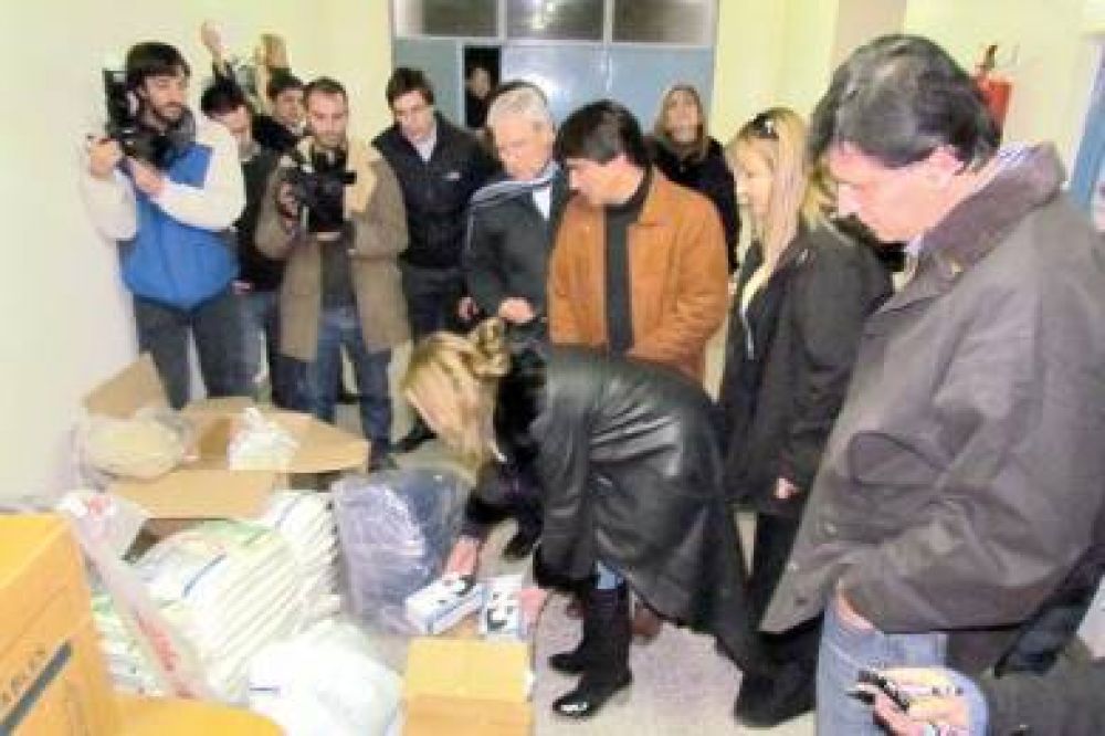 Alicia Kirchner y G�mez Bull en Gobernador Gregores