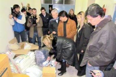 Alicia Kirchner y G�mez Bull en Gobernador Gregores