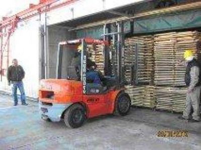 Ya est� funcionando la planta de secado de madera en Pirane 