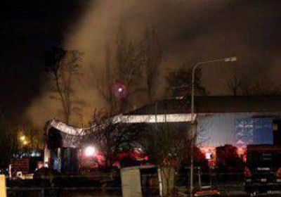 Incendio en empresa de servicios petroleros 