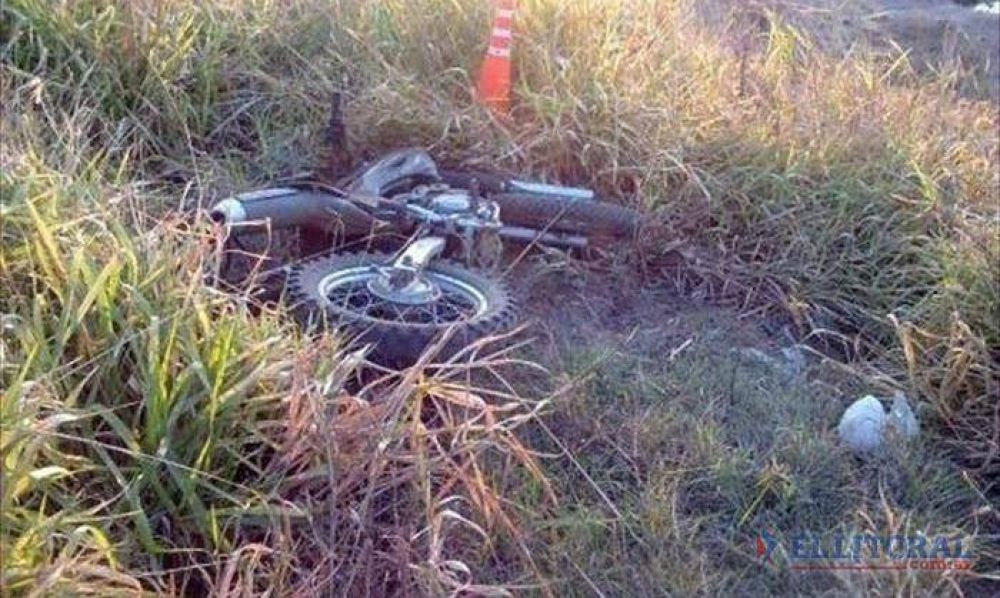 Santa Rosa: derrap� y falleci� al salir despedido de la moto que conduc�a