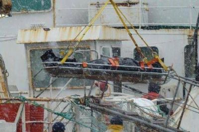 Muere tripulante espa�ol a bordo de buque de Pescapuerta