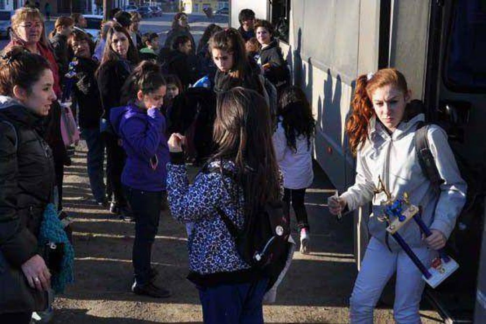 Arribaron felices y con triunfos las nenas que viajaron a El Calafate
