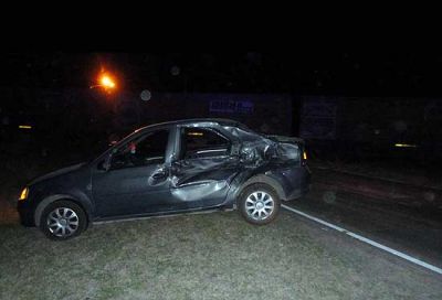 Un accidente en las v�as que pudo terminar en otra tragedia