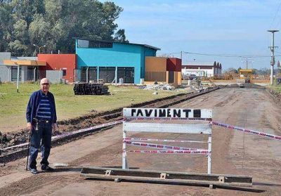 Pavimentar�n frente al nuevo edificio escolar