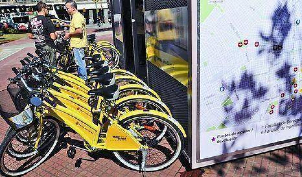 Parque Centenario tiene su estaci�n de bicis