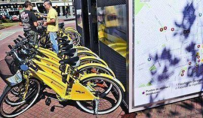 Parque Centenario tiene su estaci�n de bicis