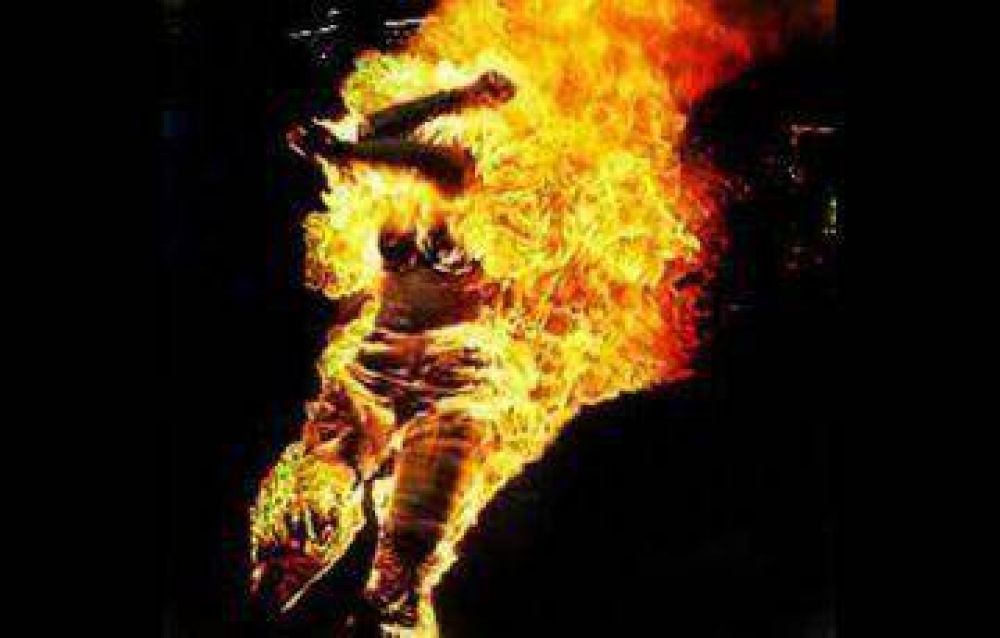 Hombre arroj� combustible y prendi� fuego a su expareja