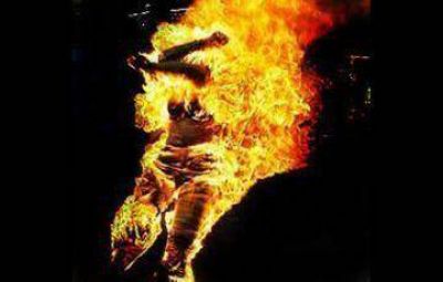 Hombre arroj� combustible y prendi� fuego a su expareja
