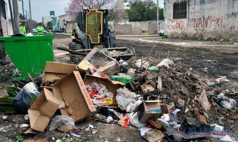 Operativo de limpieza retir� residuos de la Ex V�a