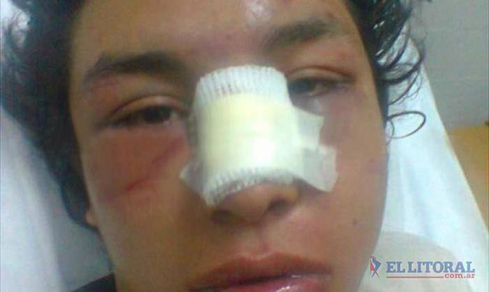 Brutal golpiza a un chico a la salida de un boliche