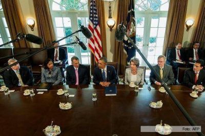 Obama sum� el respaldo de l�deres del Congreso para atacar a Siria