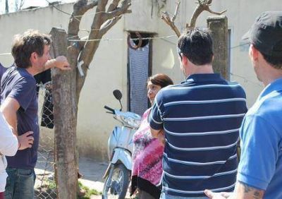 Federico Guibaud recorri� el barrio San Jorge