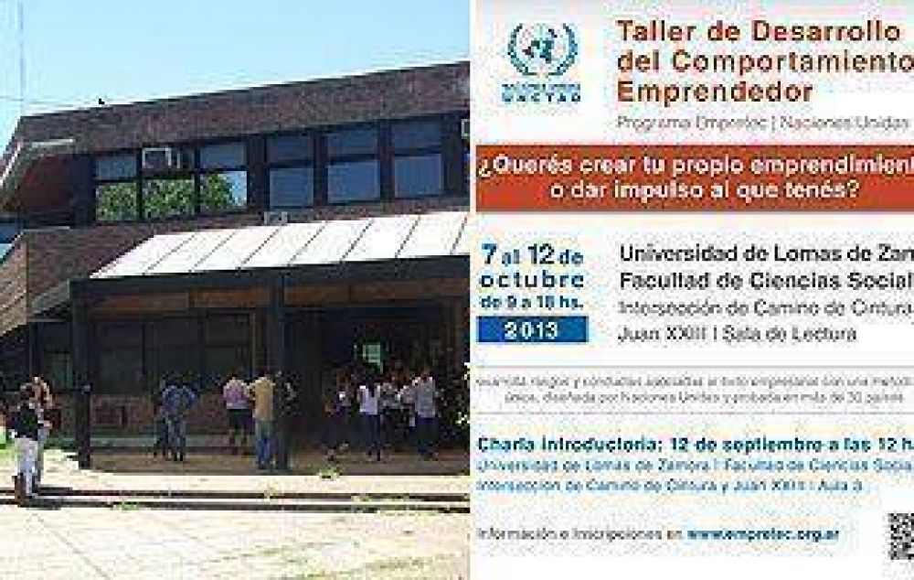 Taller de Desarrollo del Comportamiento Emprendedor en la UNLZ