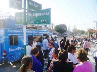 Se realiza en Charata un operativo de regularizaci�n de DNI