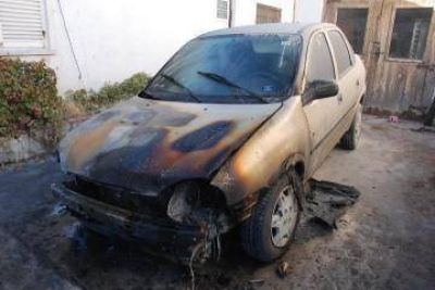 Queman otro auto a funcionario de Sierra Grande