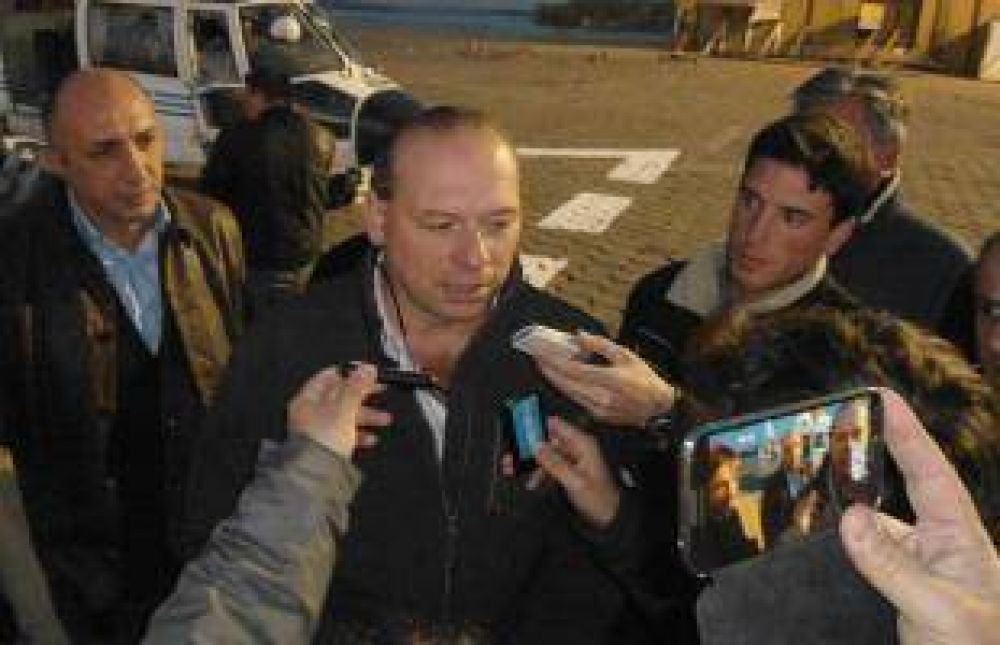 Berni lleg� a San Pedro para reunirse con Guacone