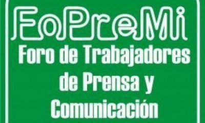 El Fopremi denunci� amenazas a periodista