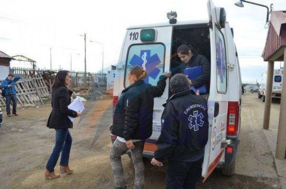 Inspeccionaron el estado de las ambulancias en el HRRG