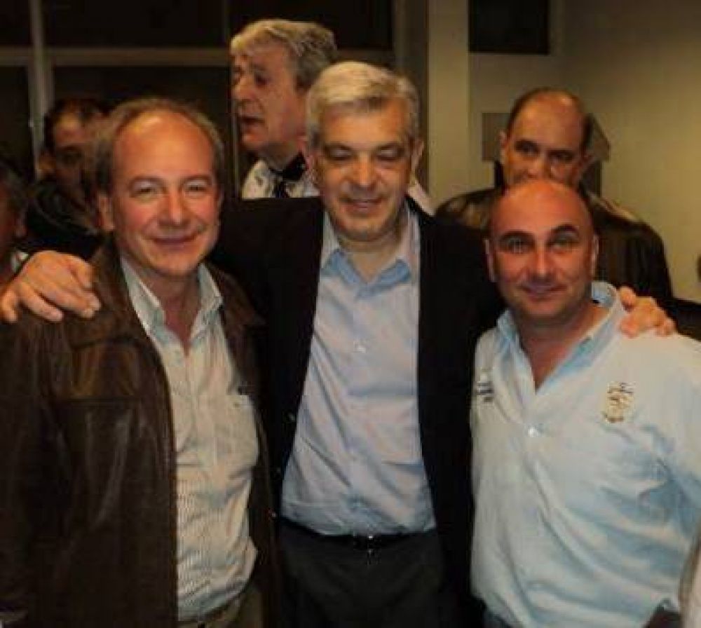 Larrea con Juli�n Dominguez en Mar del Plata