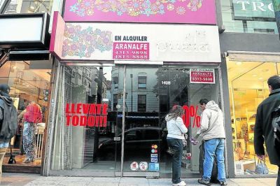 Por la ca�da en las ventas: Hay m�s recambio de locales y cierran primero los m�s chicos