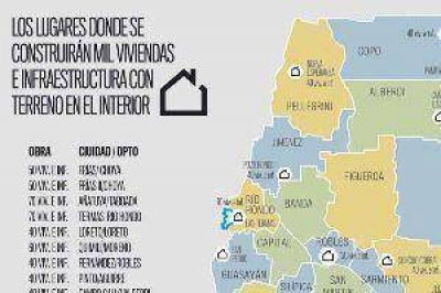 Exclusivo: mapa de los 19 departamentos donde el Gobierno har� mil viviendas