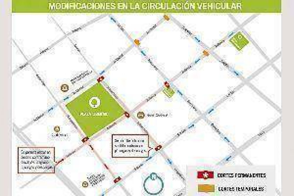 En el primer d�a de cortes simult�neos, el tr�nsito fue por momentos un verdadero caos