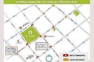En el primer d�a de cortes simult�neos, el tr�nsito fue por momentos un verdadero caos