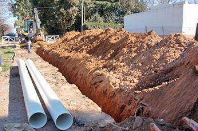 Cloacas: iniciaron los trabajos para la construcci�n del ramal �San Jos�