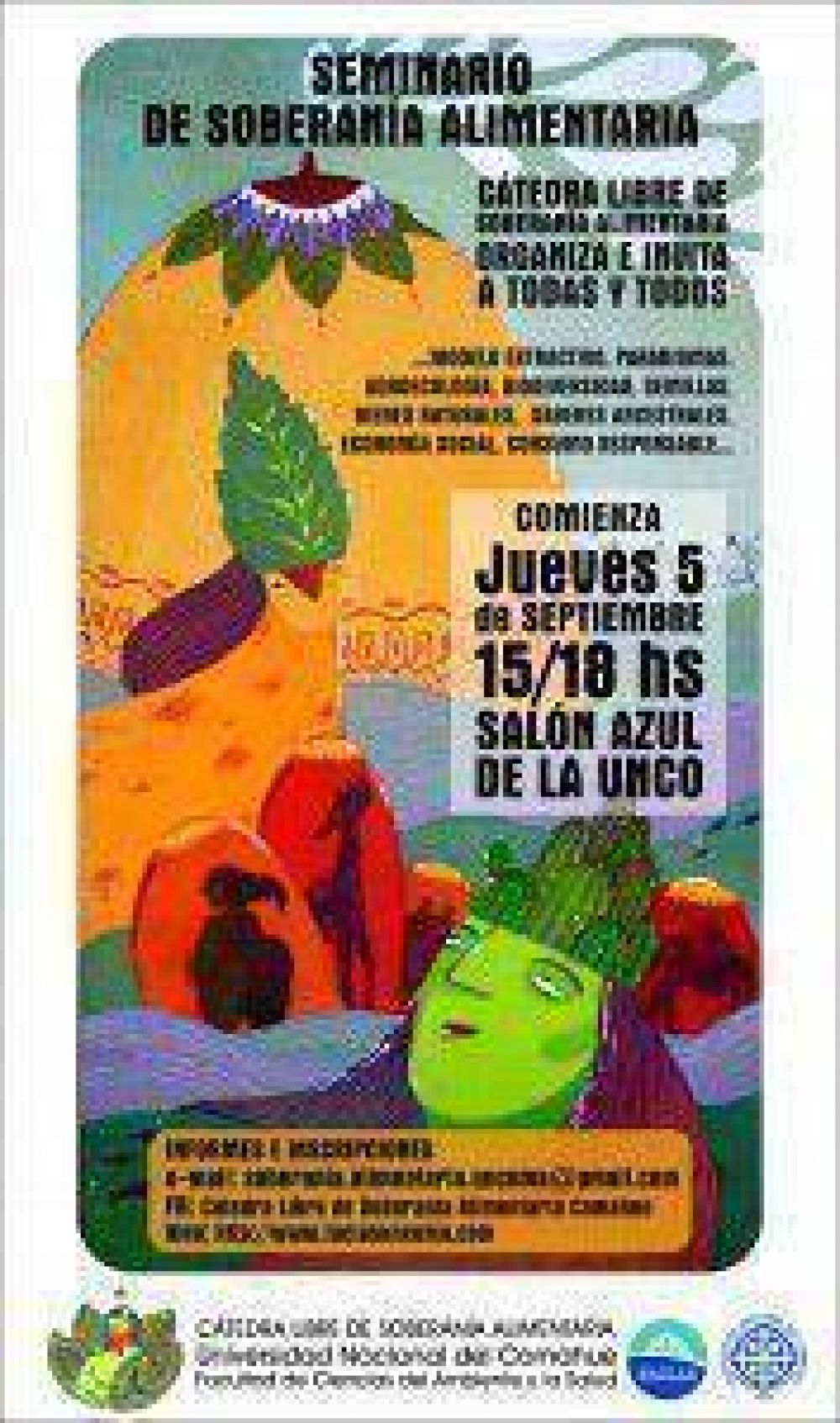 Comienza en la UNCO un Seminario sobre Soberan�a Alimentaria