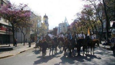 Peregrinaci�n gaucha en honor a la Virgen de la Merced
