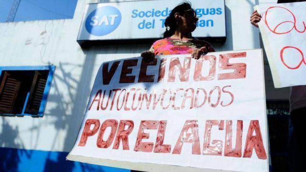 Las quejas por la falta de agua brotan en barrios y municipios