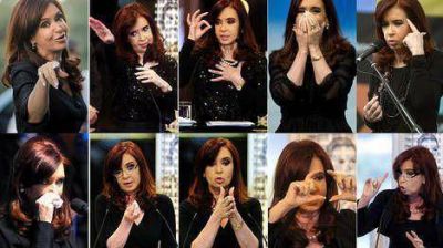 Cristina, revelada por sus gestos