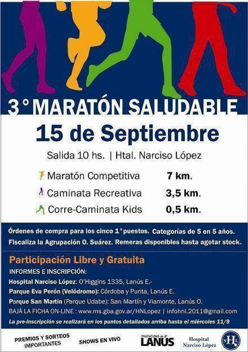 3 MARATN SALUDABLE DEL HOSPITAL NARCISO LPEZ DE LANS