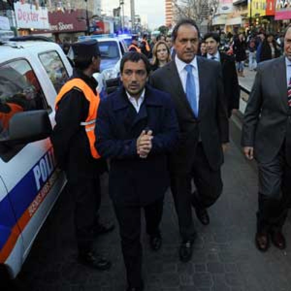 Scioli anunci� desdoblamiento de Justicia y Seguridad