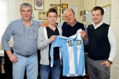 El intendente Di Pierro recibi� a Tom�s Conechny