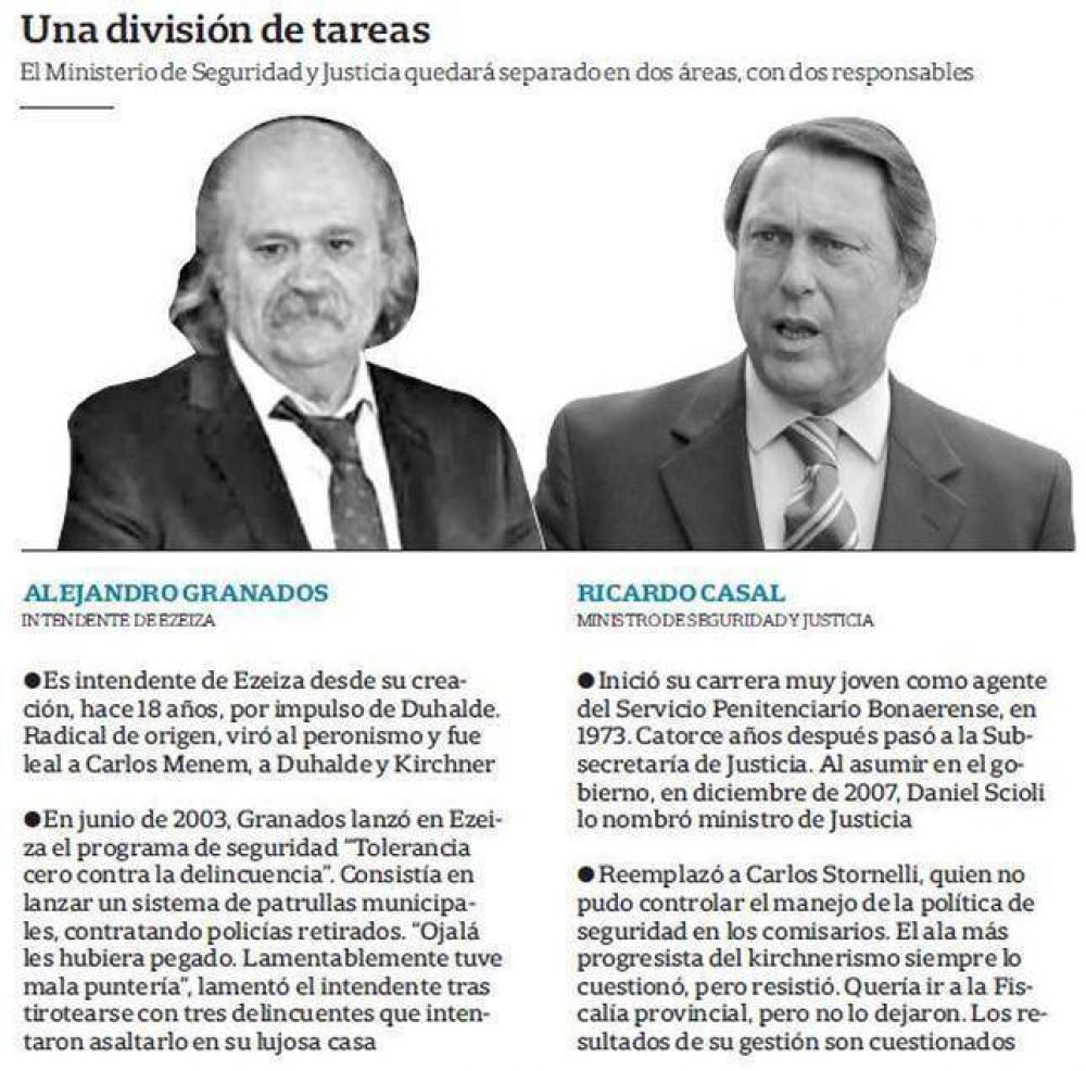 Ricardo Casal dice que Alejandro Granados "har� mucho ruido" como ministro de Seguridad