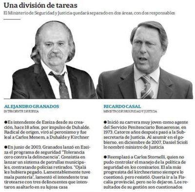 Ricardo Casal dice que Alejandro Granados "har� mucho ruido" como ministro de Seguridad
