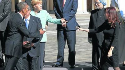 Obama no respondi� cr�ticas y evit� hablar con la Presidenta