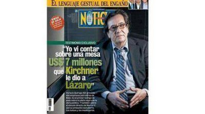 Un empresario cuenta que vio a L�zaro B�ez contar millones que le dio N�stor