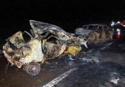 Otra tragedia en Ruta 3: cuatro muertos al chocar dos autos